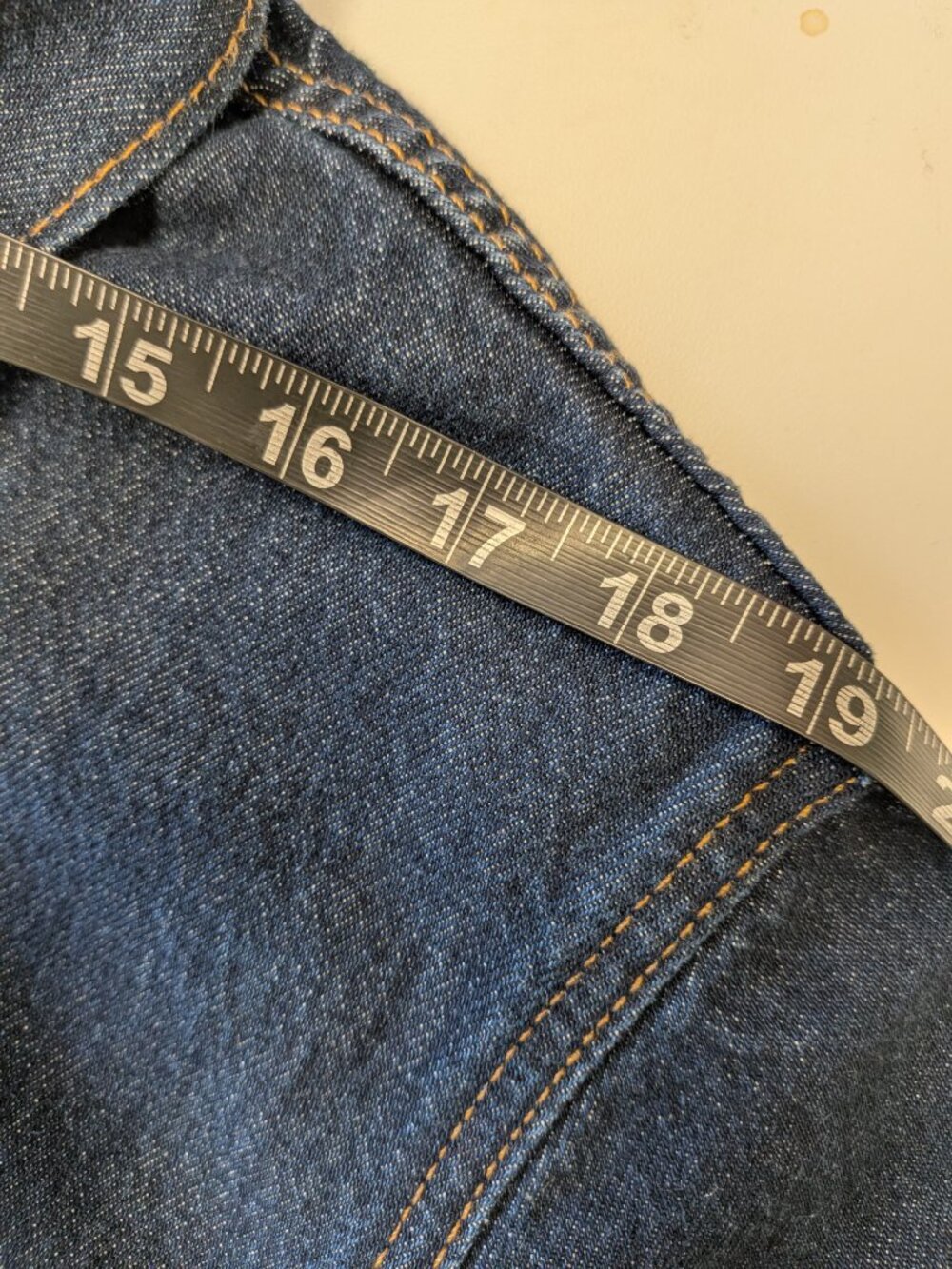 Levi's Type II Trucker Denim Jacket Relaxed Oversized Fit Blue XL - Picture 6 of 9